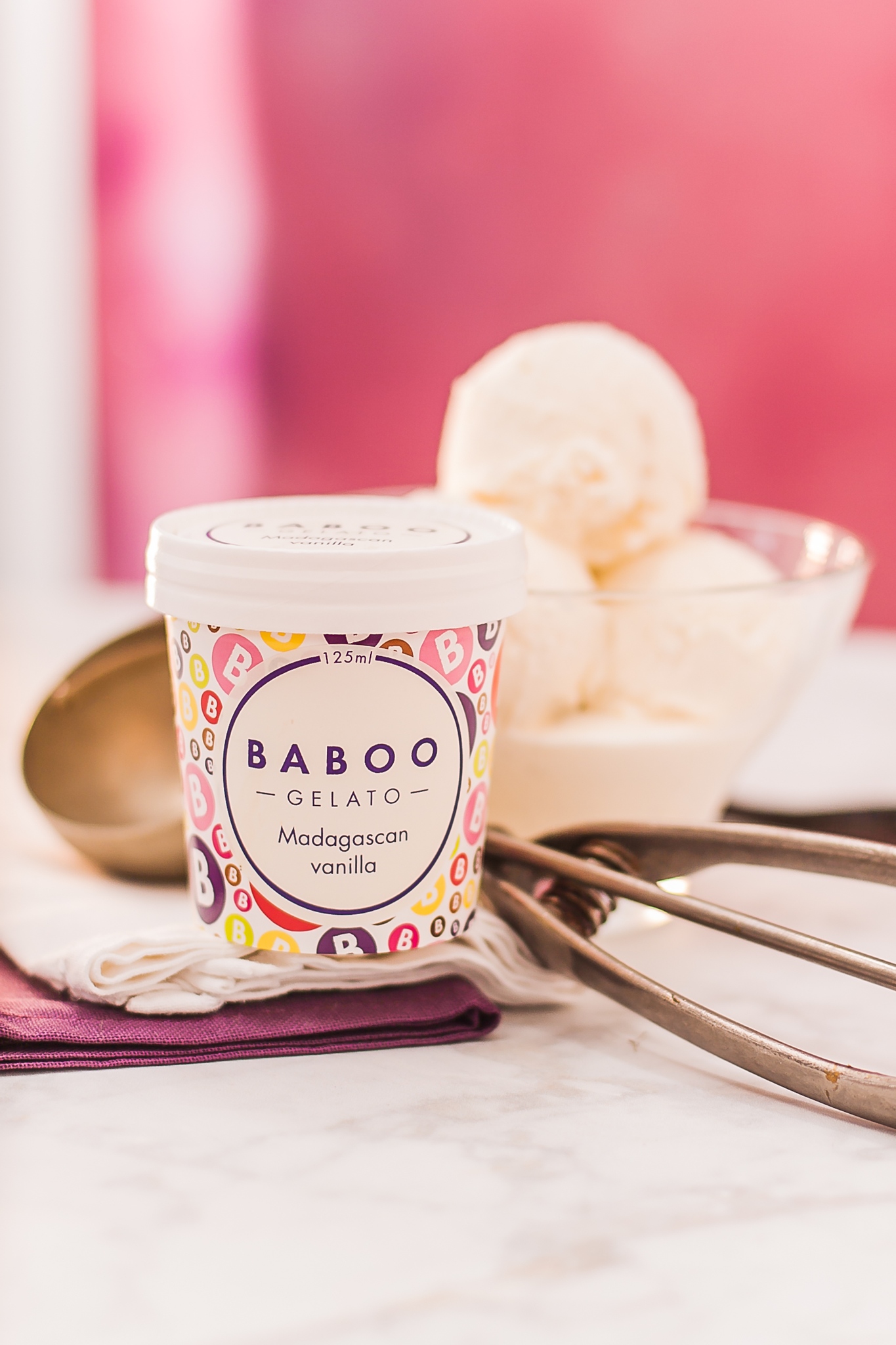 Vanilla baboo gelato